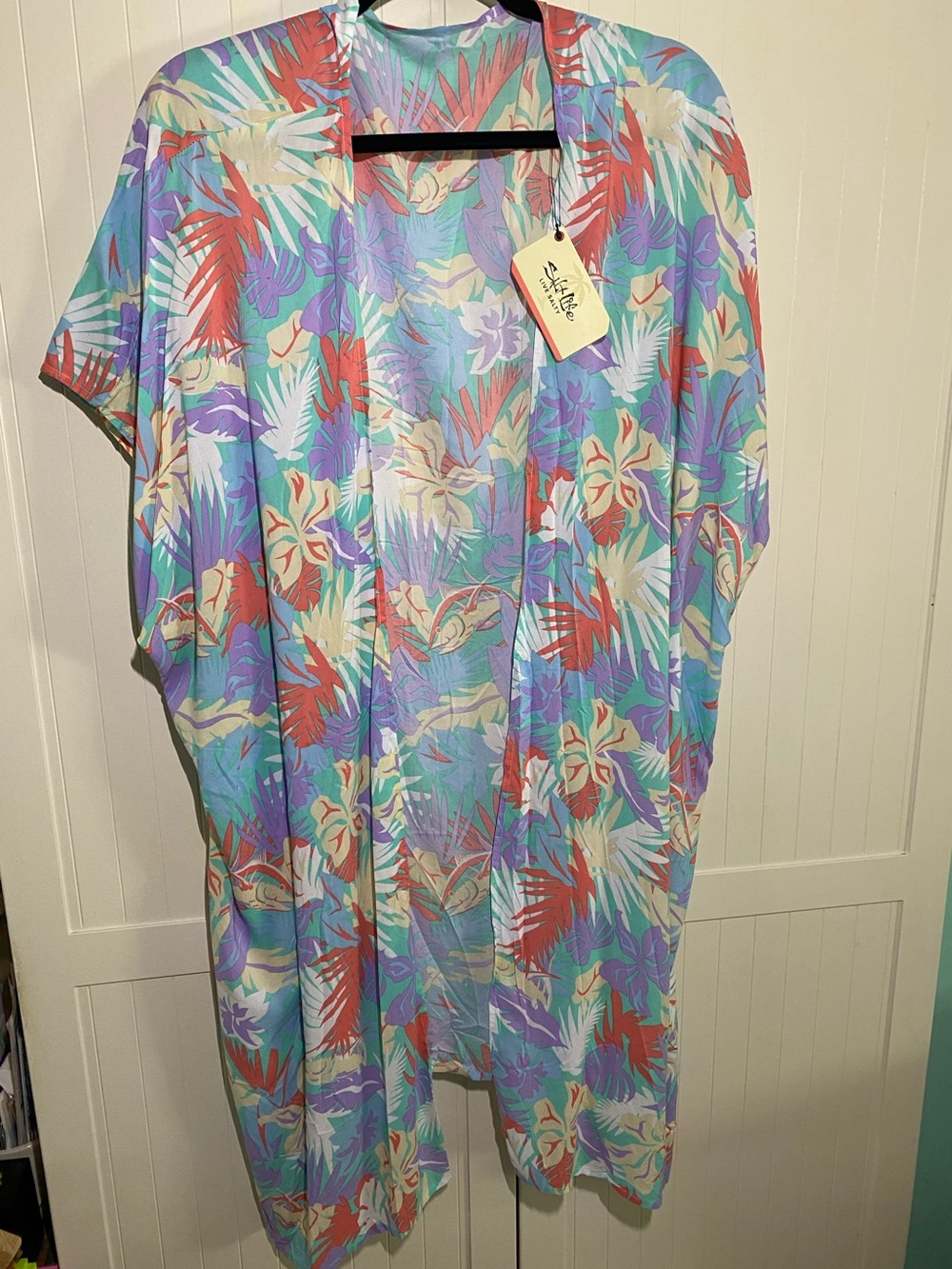 NWT Salt Life Women’s Beach/Bath Coverup Lightweight Flowing 🌸
